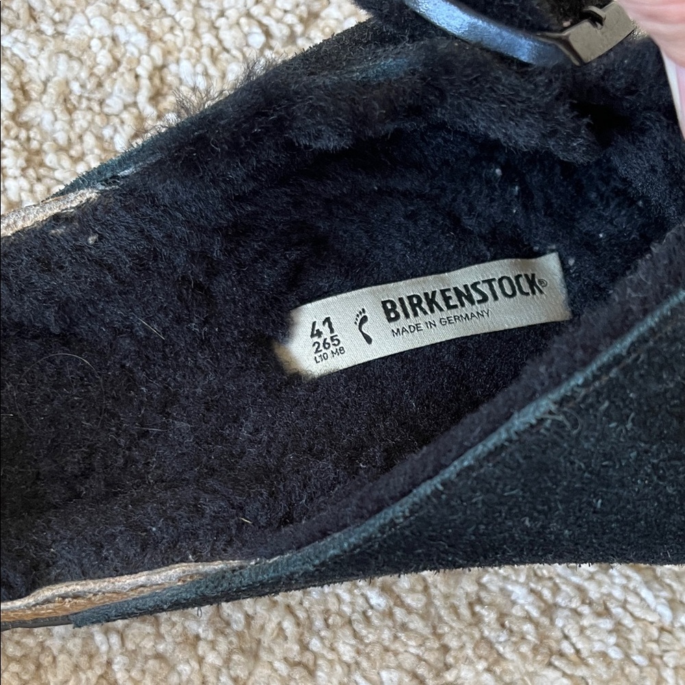 Birkenstock Black Suede Sandals - Picture 2 of 4